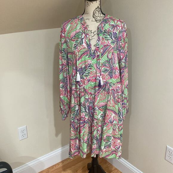 Stella Parker FLORAL DREAMS LILAC Dress - Picture 3 of 11